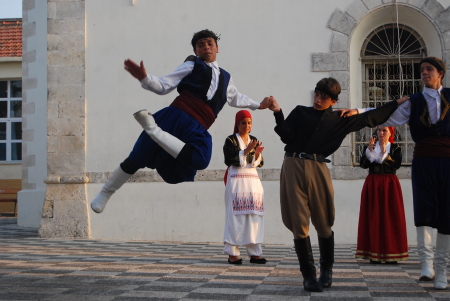 Student dancers from Crete