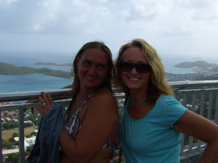 Ruth Baldwin & Peggy- St Thomas Aug 08