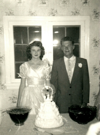 Wedding June 15, 1955.