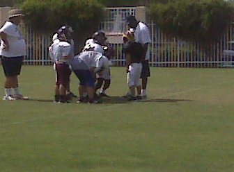 NATHAN/ texas state and Raiders coaches