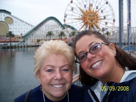 me and mom at ca adventure