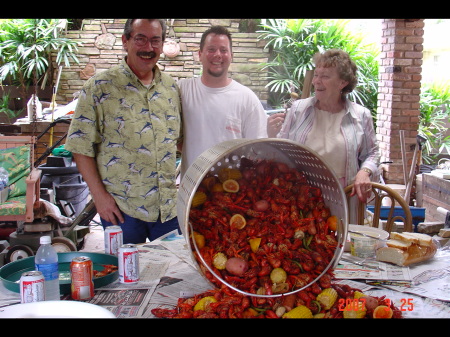 Crawfish Boil, My sons house in New Orleans