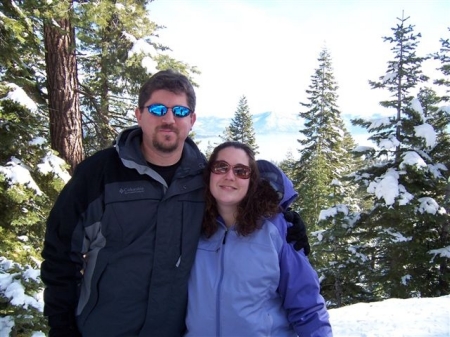 Son Shawn and wife Terryl-- Lake Tahoe