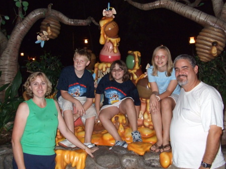 On vacation in Disneyland