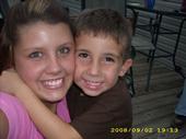 My oldest Jade Marie and youngest son Logan