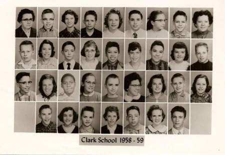 Clark School 1958 - 1959 7 Grade Class