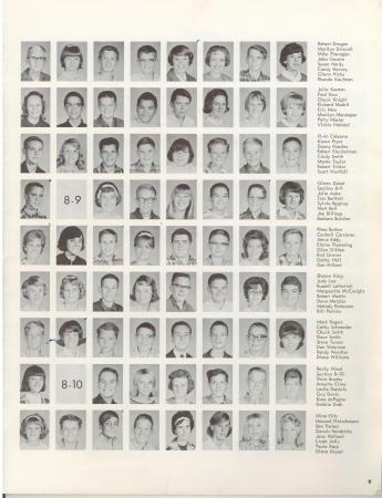 Pagefrom Townsend Jnr High class of 65 Yearbook
