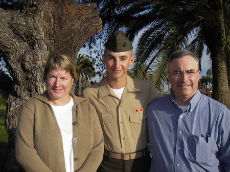 James the Marine and proud "rents"