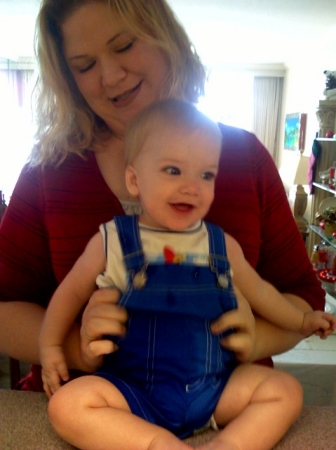 My adorable grandson last Thanksgiving!