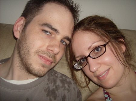 My son Louie, and his fiance', Amanda.