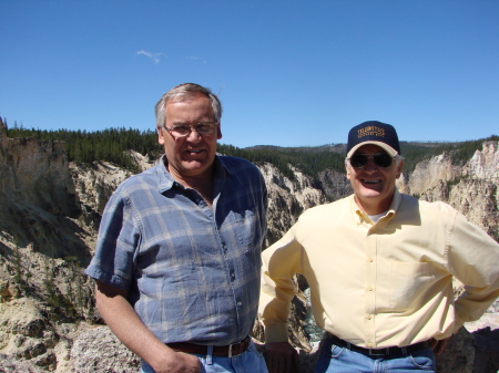 Wayne and Bill at Yellowstone, 2008