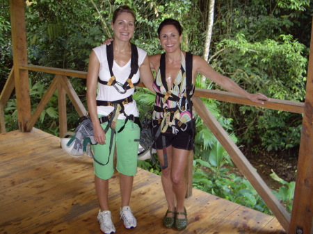 Zip Line Costa Rica with my Daughter