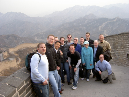 Great Wall with friends