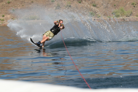 Blake doing his thing on Lake Havasu!