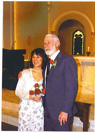 My wedding picture with Don Burda