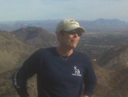 Candace Mountian Climbing Arizona