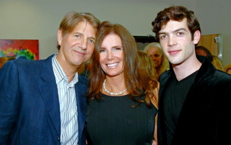 Actor Peter Coyote, me and actor Ethan Peck