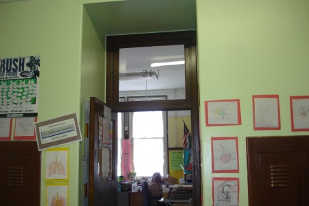 Room 211 doorway