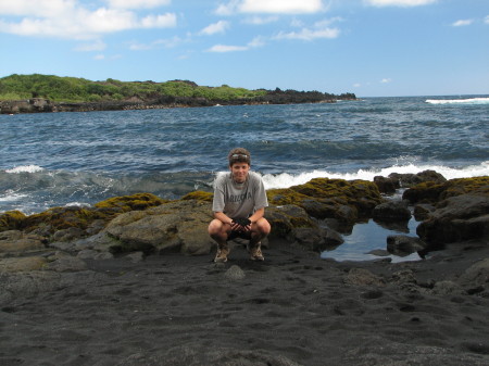 Black Sand Big Island, Hawaii