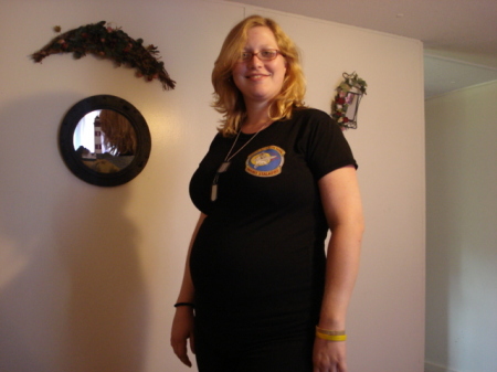 Me 32 weeks pregnant
