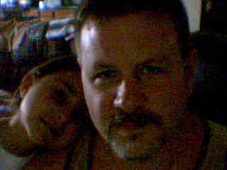 Webcam pic of my daughter & me