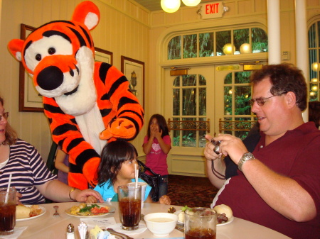 Ally, Tigger and me at Disney World 12/07