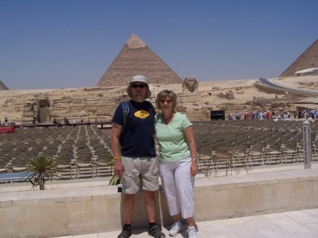 My brother and I in Egypt