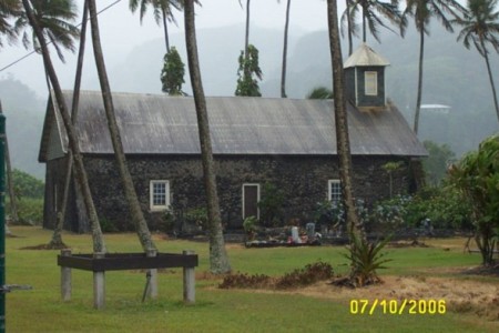 An Old Church on the Road to Hana on Maui