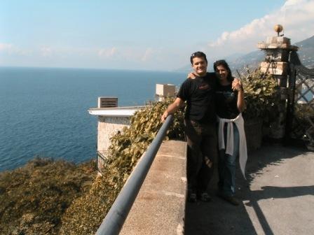 Daniele and I in Liguria