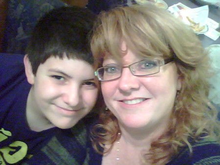 My handsome son and I
