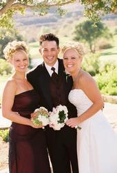 Me, Mark and his bride, my sister , Amy.