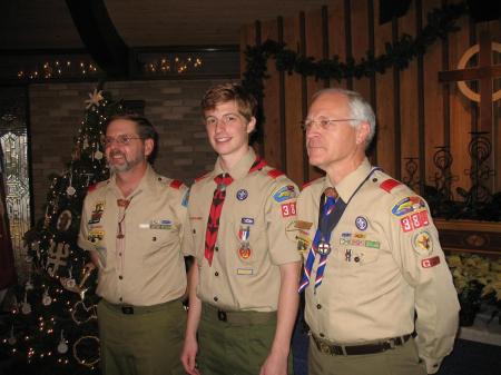 Nephew Davis becomes Eagle Scout!