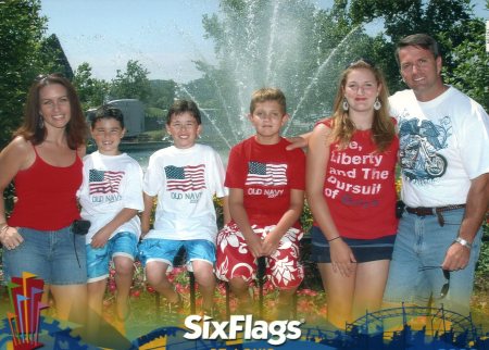4th of July at Six Flags