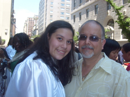 Father and Daughter on graduation day