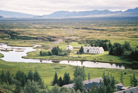 a landscape of Iceland