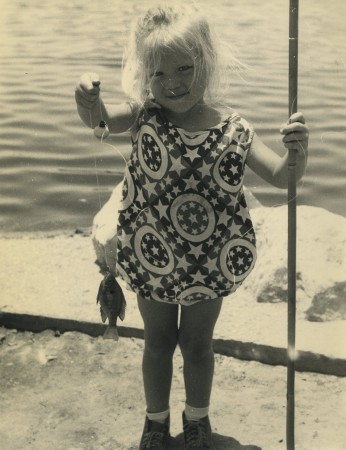 My first fish, 1974