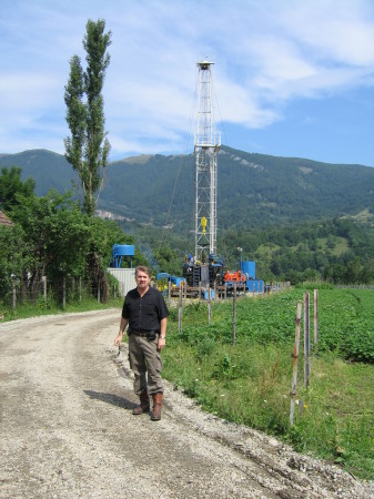 Romanian drilling operation