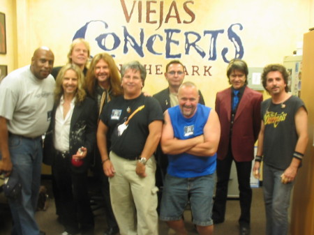 Friends & I hanging with Styx - 2006, Calif.