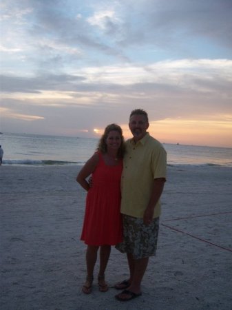 Berta and Scott on the Beach in FL