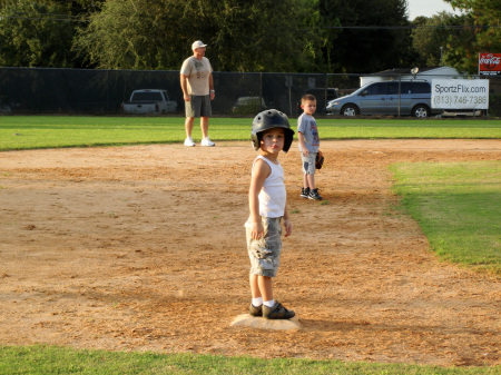 Gunner at T-Ball