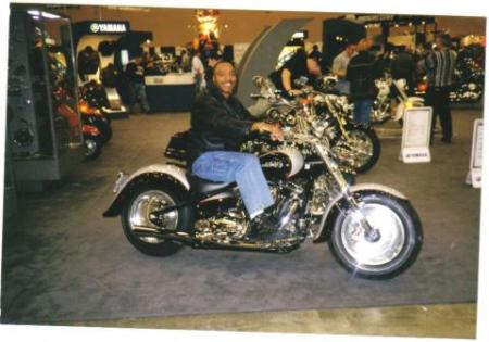 At a motorcycle show