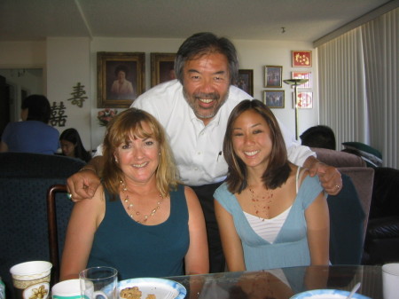 With wife Toni and daughter Christi