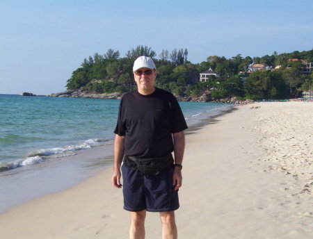 on beach in Phuket