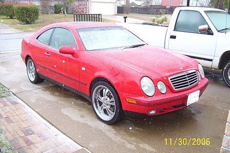 My Benz in the cold ice