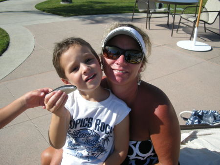 Jacob and me in Carlsbad Aug. 2008