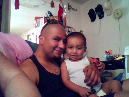 Father & son,July 2011