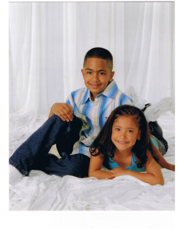 My Kids Jorge 10 and Brianna 7