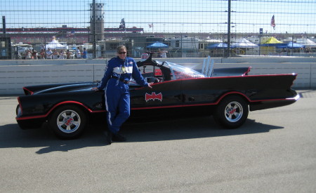 The Batmobile at NASCAR