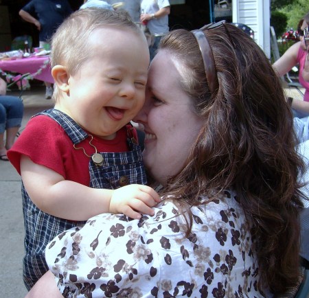 My sister Lisa and her amazing son