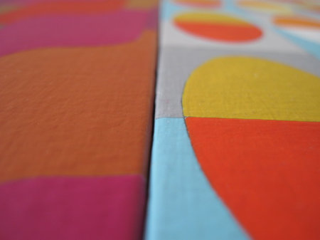 detail of 2 recent paintings, spring 2011